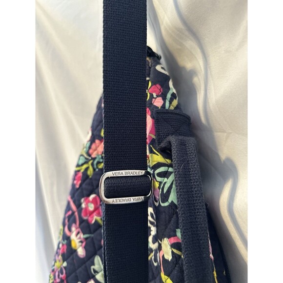 vera bradley quilted Floral  Sling backpack/ Tennis/ Paddle Many Compartments